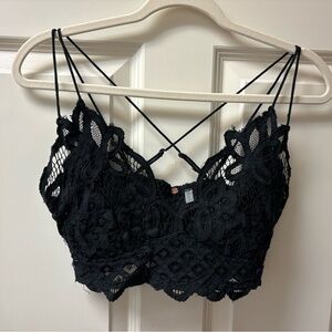 Black Lace FreePeople Adella Bralette - Women’s Intimates